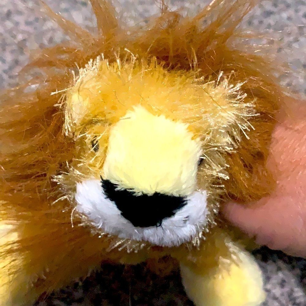 Webkinz Stuffed Animal Yellow Laying Lion